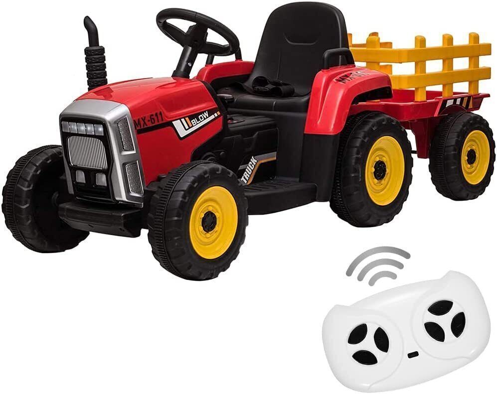 Electric Ride-On Toy Truck for Kids with Bluetooth MP3 and Remote Control - 12V