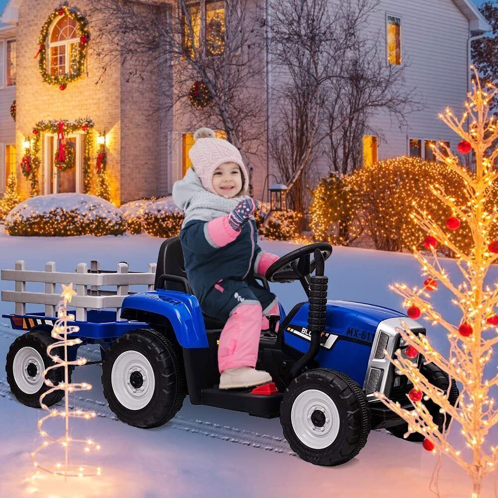 Electric Ride-On Toy Truck for Kids with Bluetooth MP3 and Remote Control - 12V