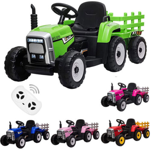 Electric Ride-On Toy Truck for Kids with RC, Bluetooth, MP3 - Perfect Christmas Gift!