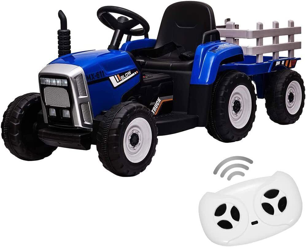 Electric Ride-On Toy Truck for Kids with RC, Bluetooth, MP3 - Perfect Christmas Gift!