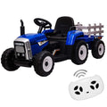 Electric Ride-On Tractor with Remote Control and MP3 Player - Perfect for Kids!