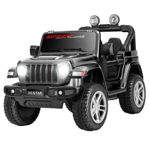Electric Ride-On Truck for Kids with Parental Remote Control, MP3 Player, LED Lights, and 3 Speed Options