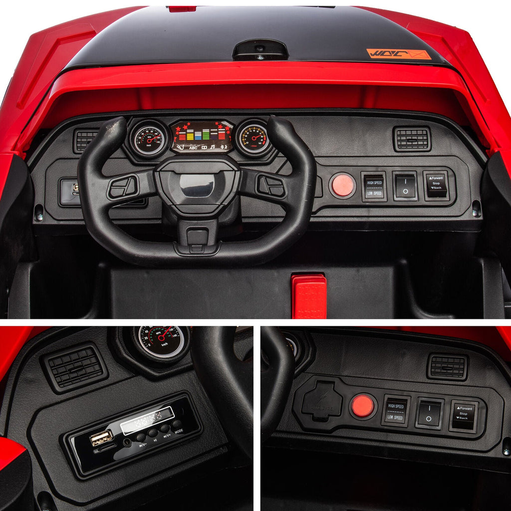 Electric Ride-On Truck for Kids with Remote Control, Bluetooth MP3, and Gift Option - 24V