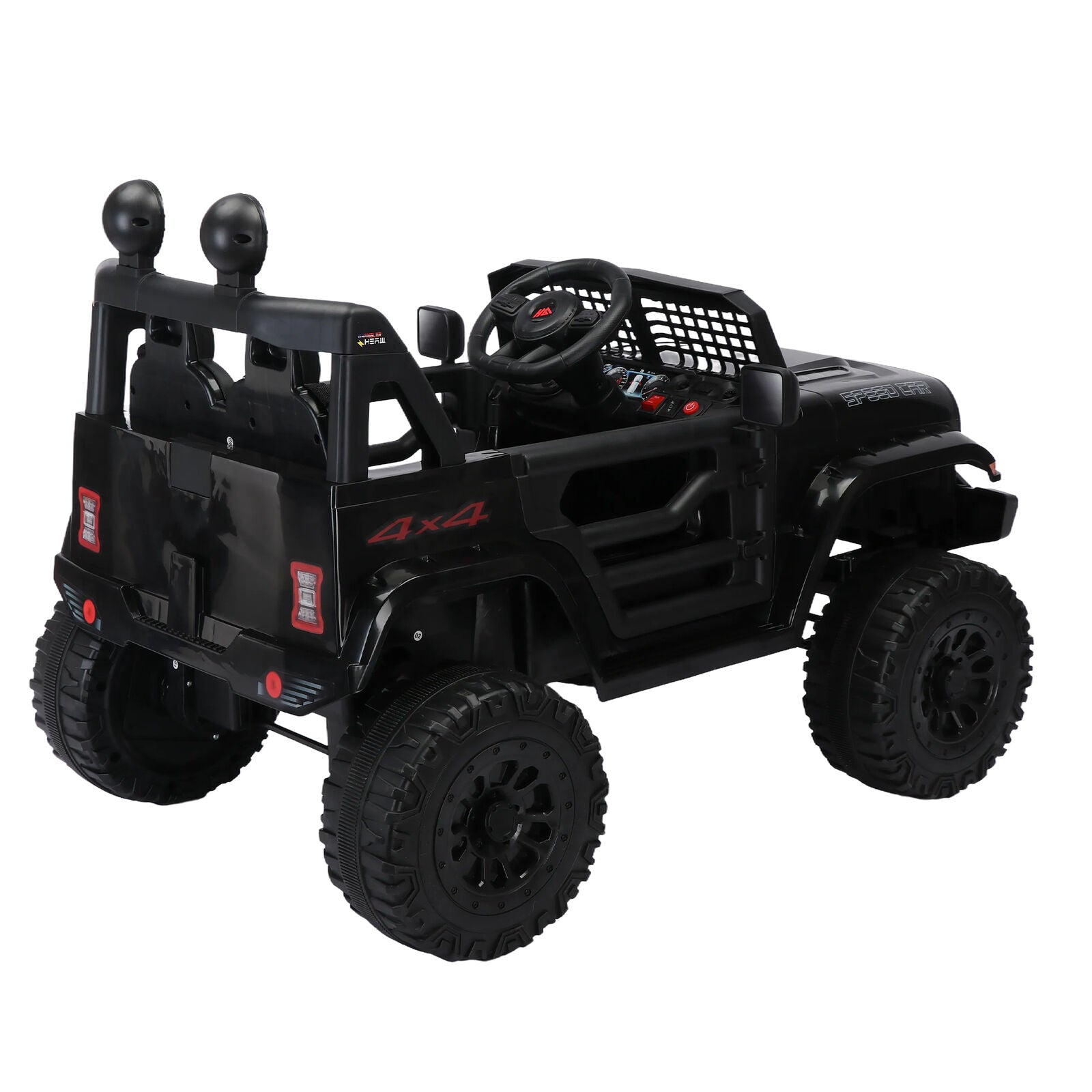 Electric Ride-On Truck for Kids with Remote Control, LED Lights, USB and MP3 Capabilities