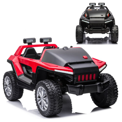 Electric Ride-On Truck for Kids with Remote Control, Music, LED Lights, and USB MP3