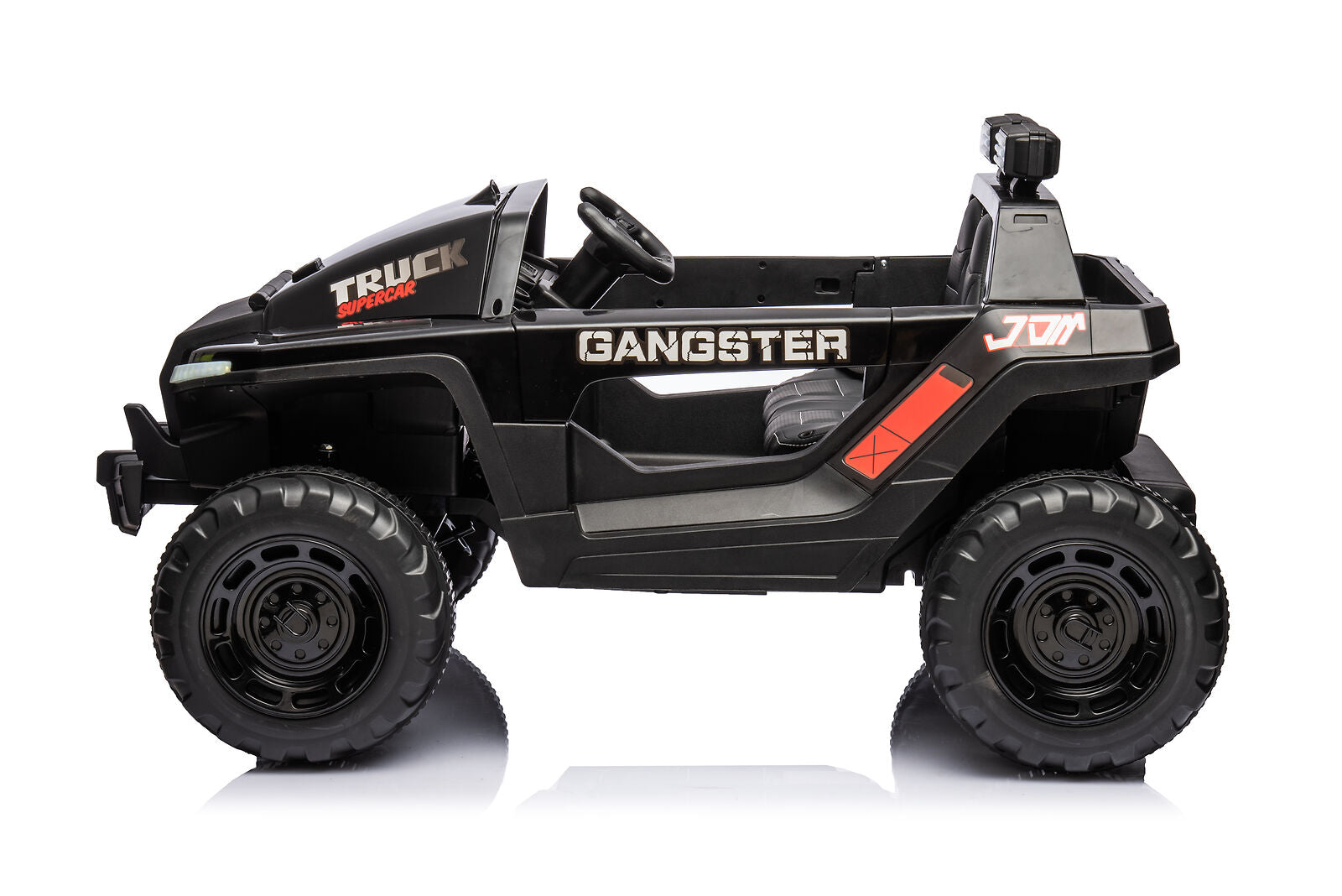 Electric Ride-On Truck for Kids with Remote Control, Music, LED Lights, and USB MP3
