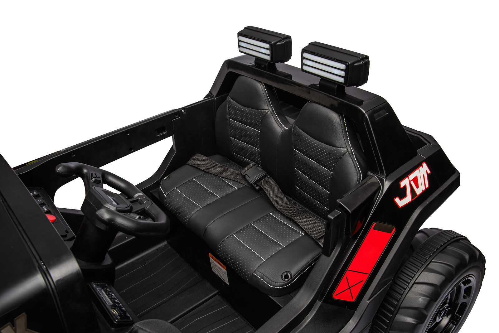 Electric Ride-On Truck for Kids with Remote Control, Music, LED Lights, and USB MP3
