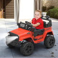 Electric Ride-On Truck with Remote Control, LED Lights, and Dual Speeds - 12V 35W