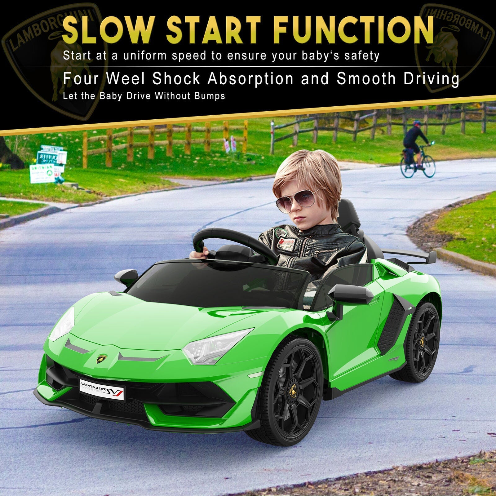 Electric Sport Car Toy for Kids with LED Lights - Perfect Xmas Gift!