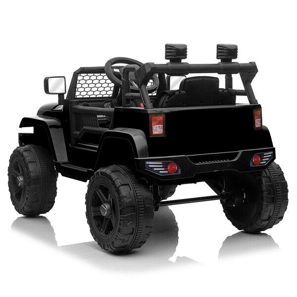 Electric Toy Jeep for Kids with LED Lights, MP3 Player, and Remote Control - Perfect Gift for Young Drivers!