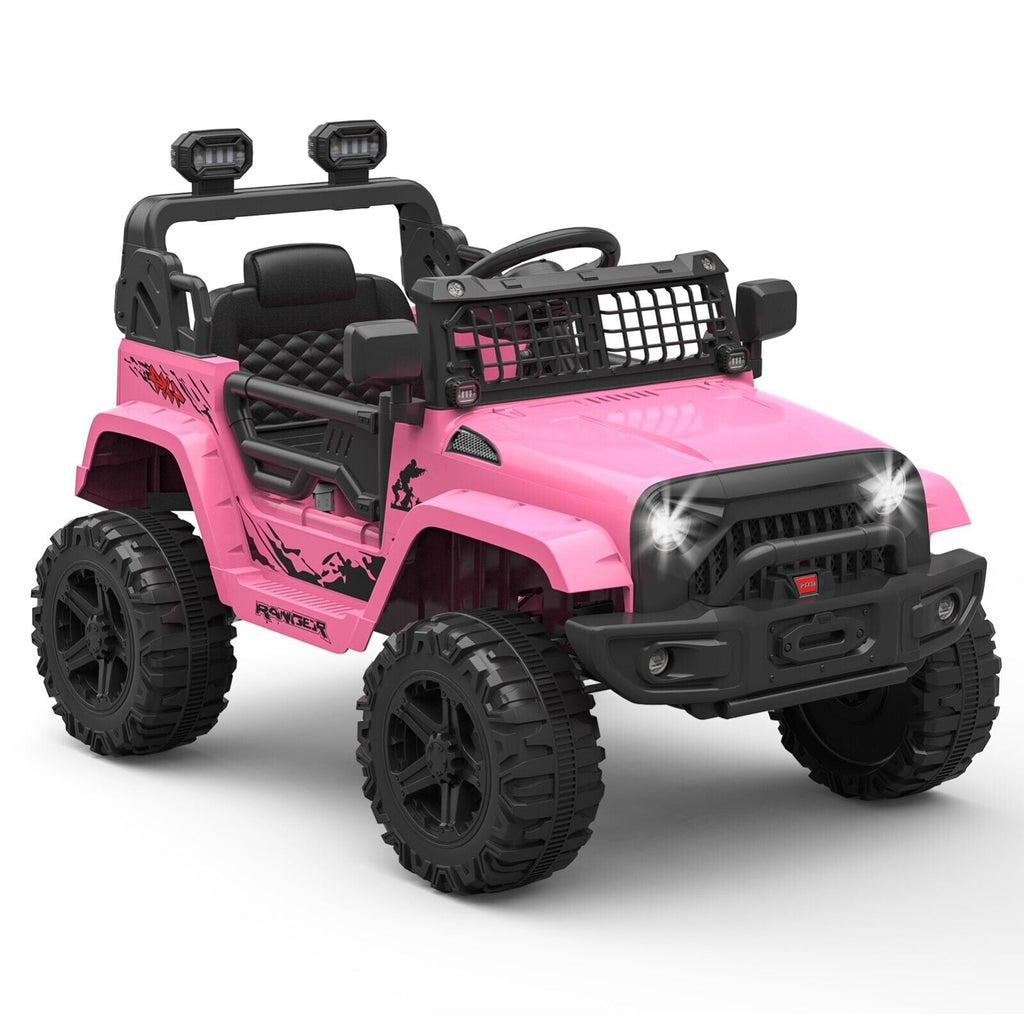 Electric Toy Truck for Kids with Bluetooth and Remote Control - 12V Ride On Car