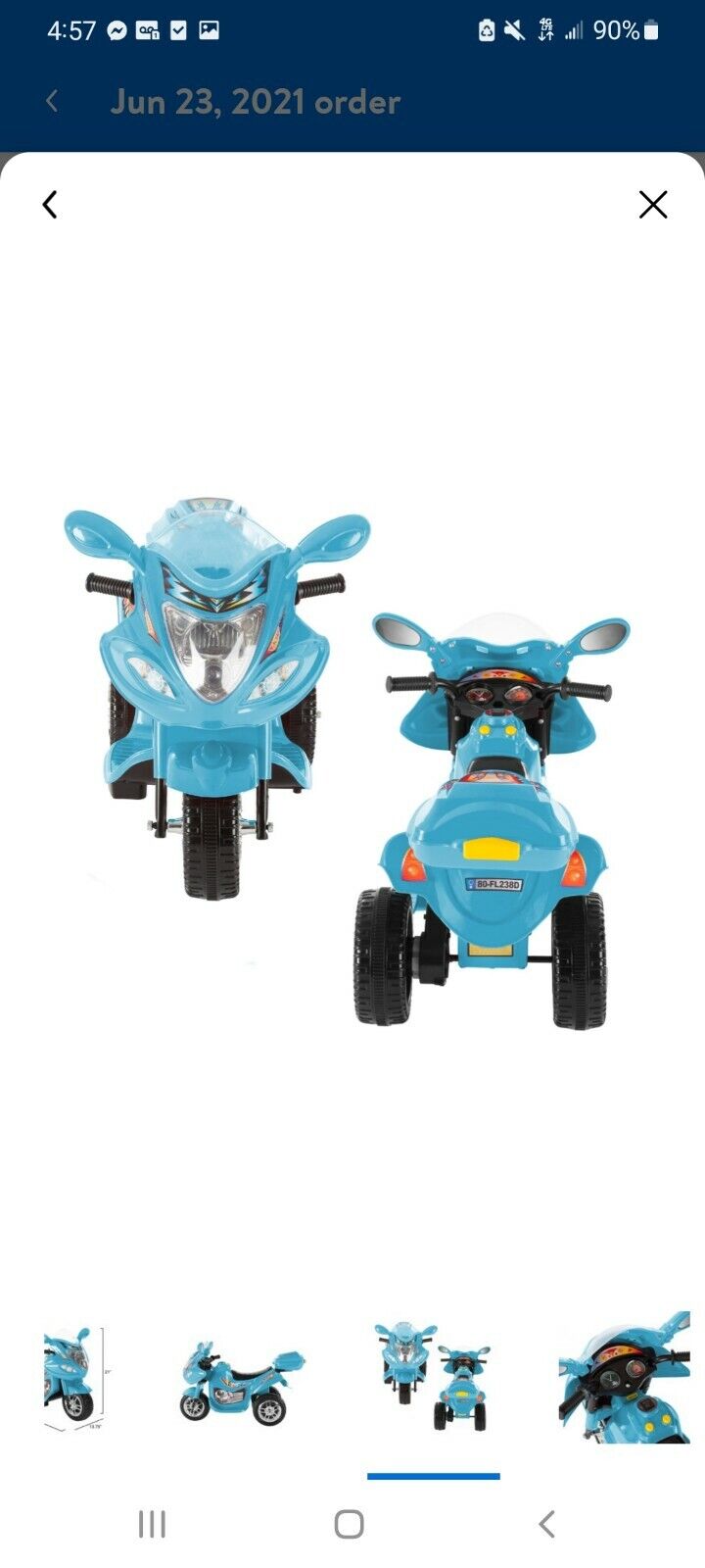 Electric Trike Motorcycle for Toddlers - Fun Ride-On Toy Tricycle