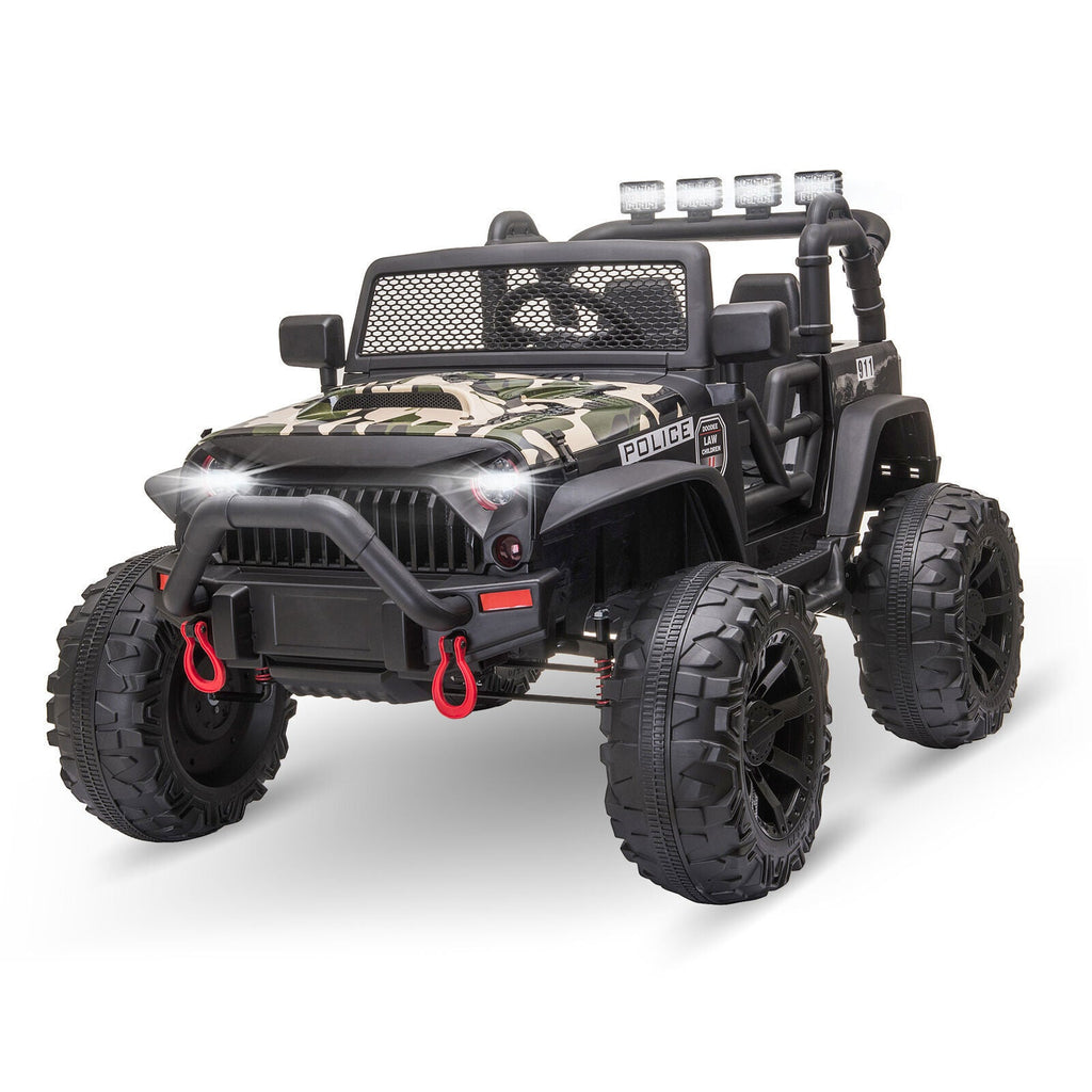 Electric UTV Truck for Kids with Bluetooth Music and Dual Motors