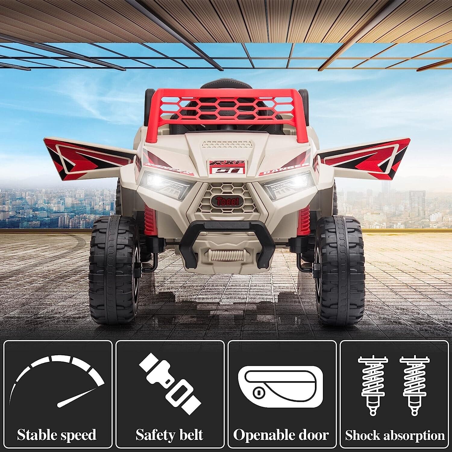 Electric UTV Truck Ride-On Car for Kids - Off-Road Adventure with Forward and Reverse