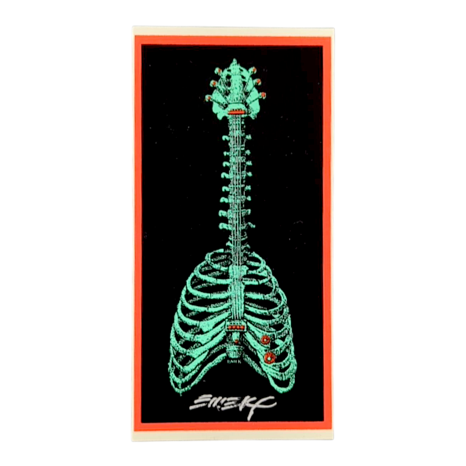 Emek "Bone Guitar" Mini Print