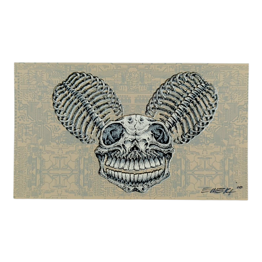 Emek “Dead Mau5” Mini Print