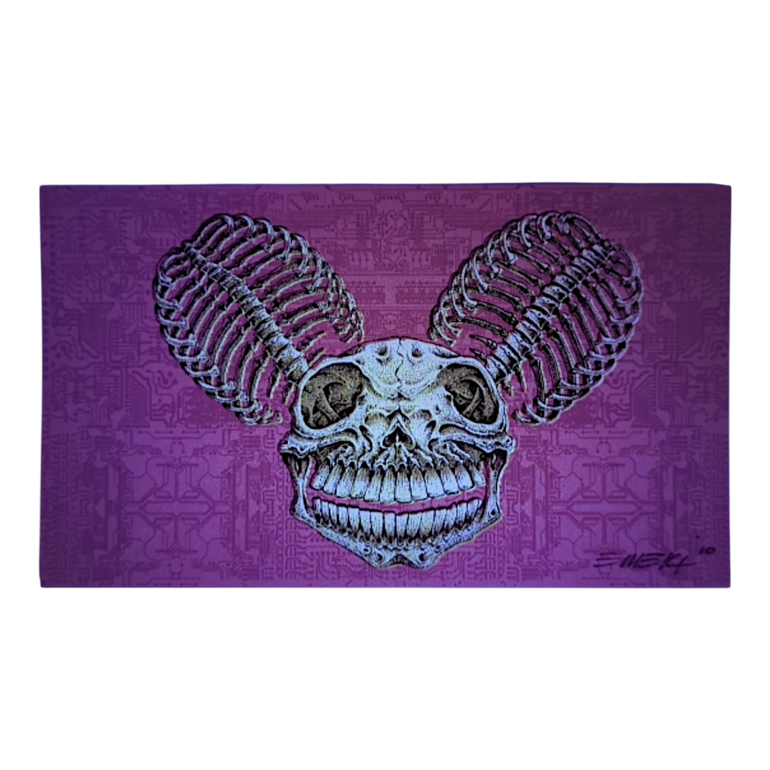 Emek “Dead Mau5” Mini Print