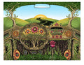 Emek “Flower Car” Mini Print