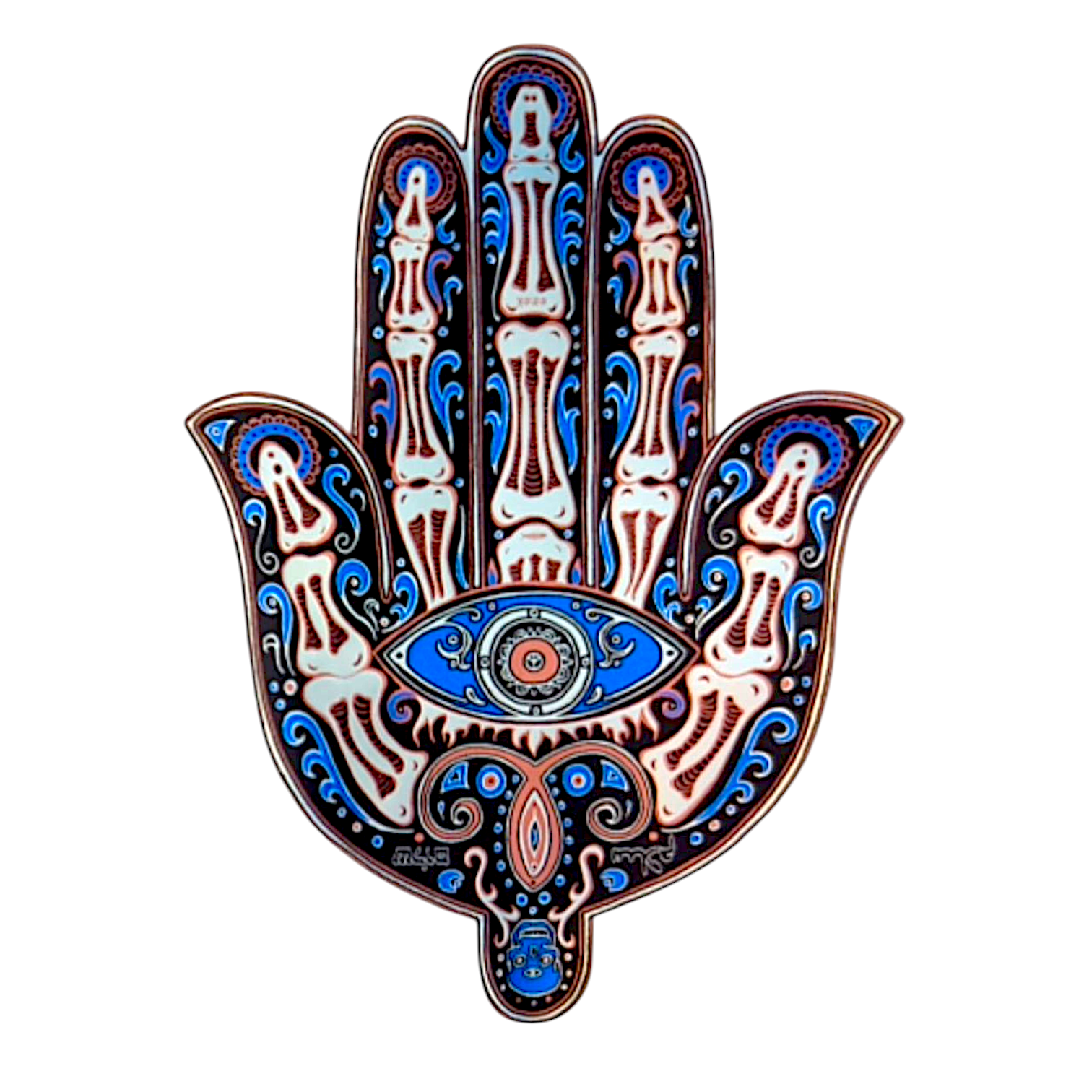 Emek Eternal Hasma Hand Holographic Sticker
