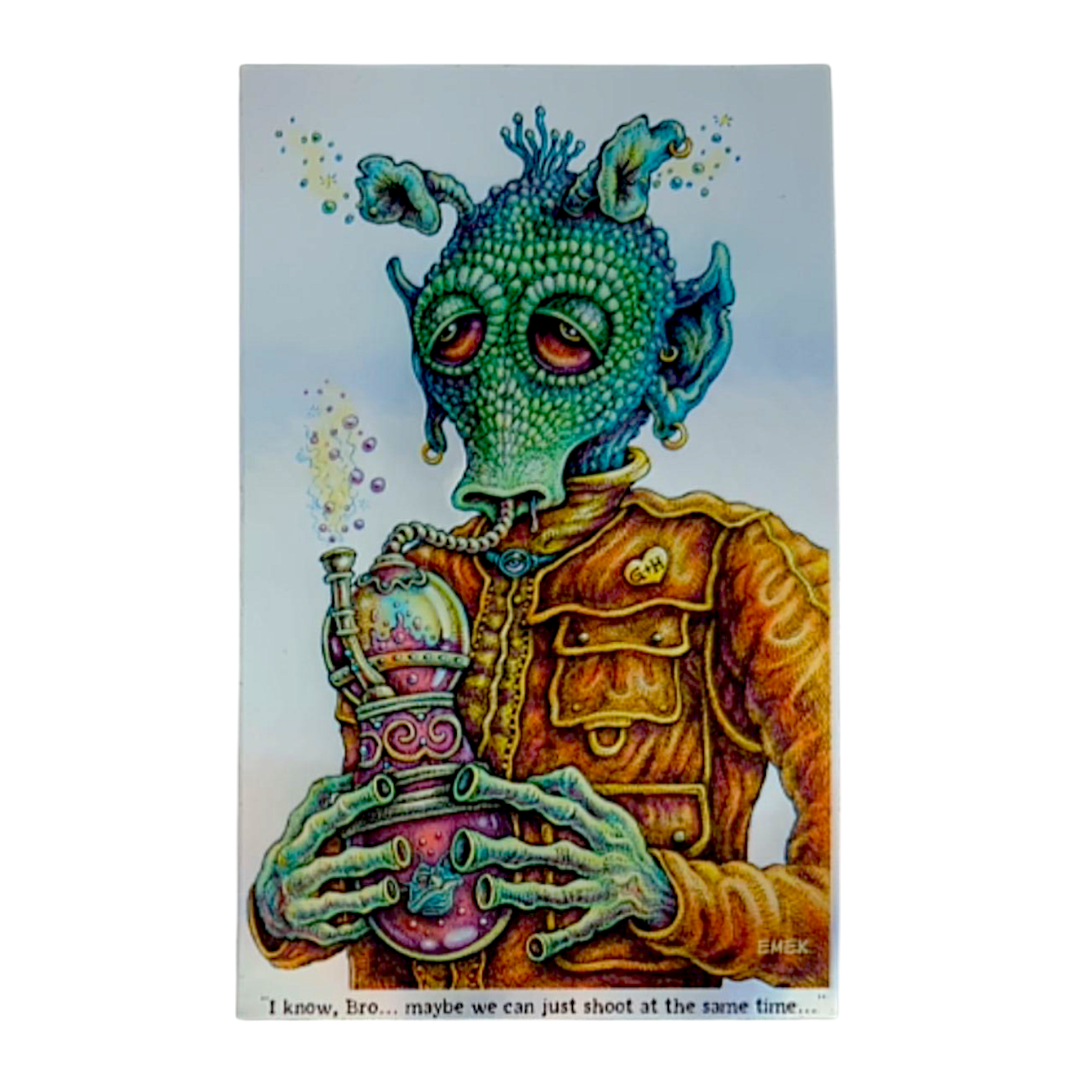 Emek I Know, Bro... Maybe We Can Just Shoot at the Same Time Holographic Sticker