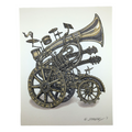 Emek "Instrument Cannon" (Pearl) Mini Print