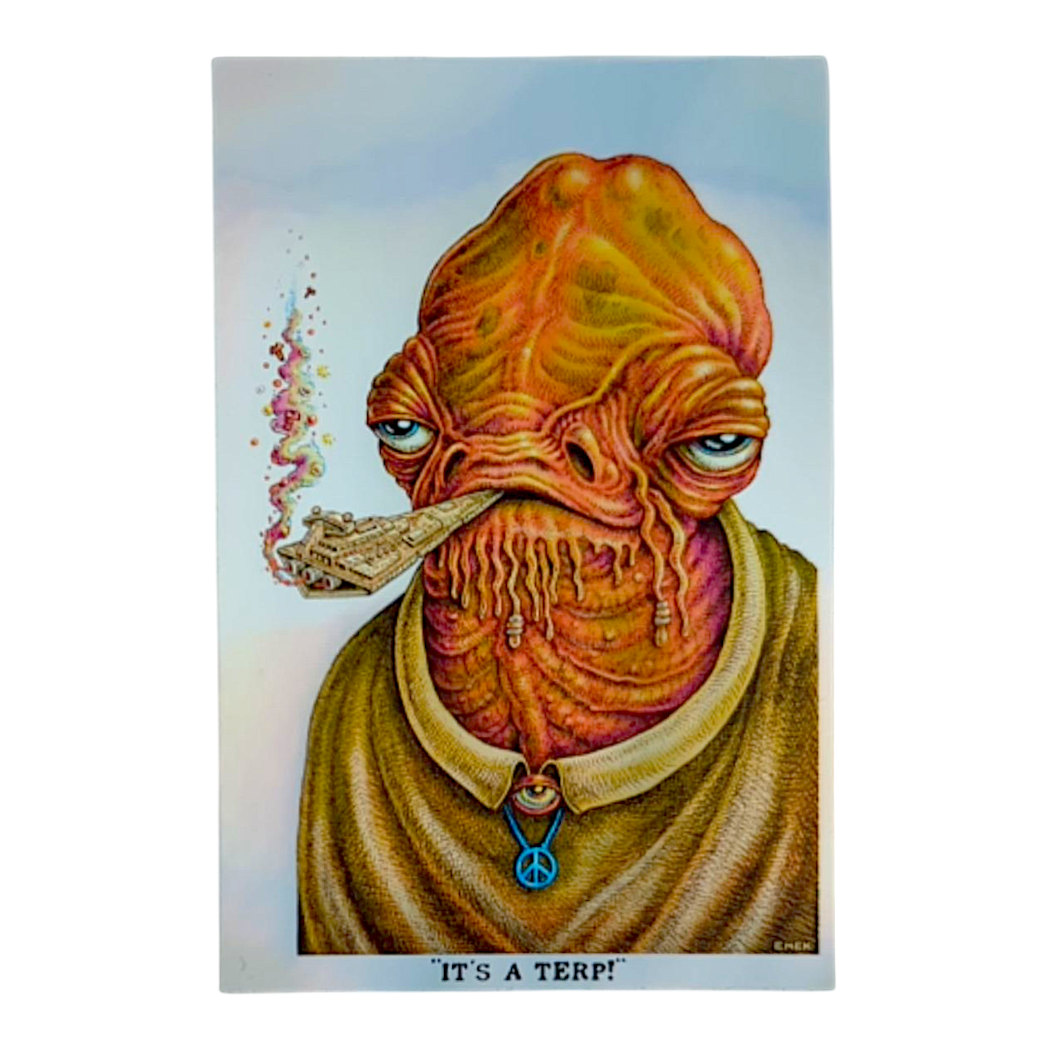 Emek It's A Terp Holographic Sticker