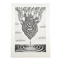 Emek "Like Blood From A Stone (White)" Print