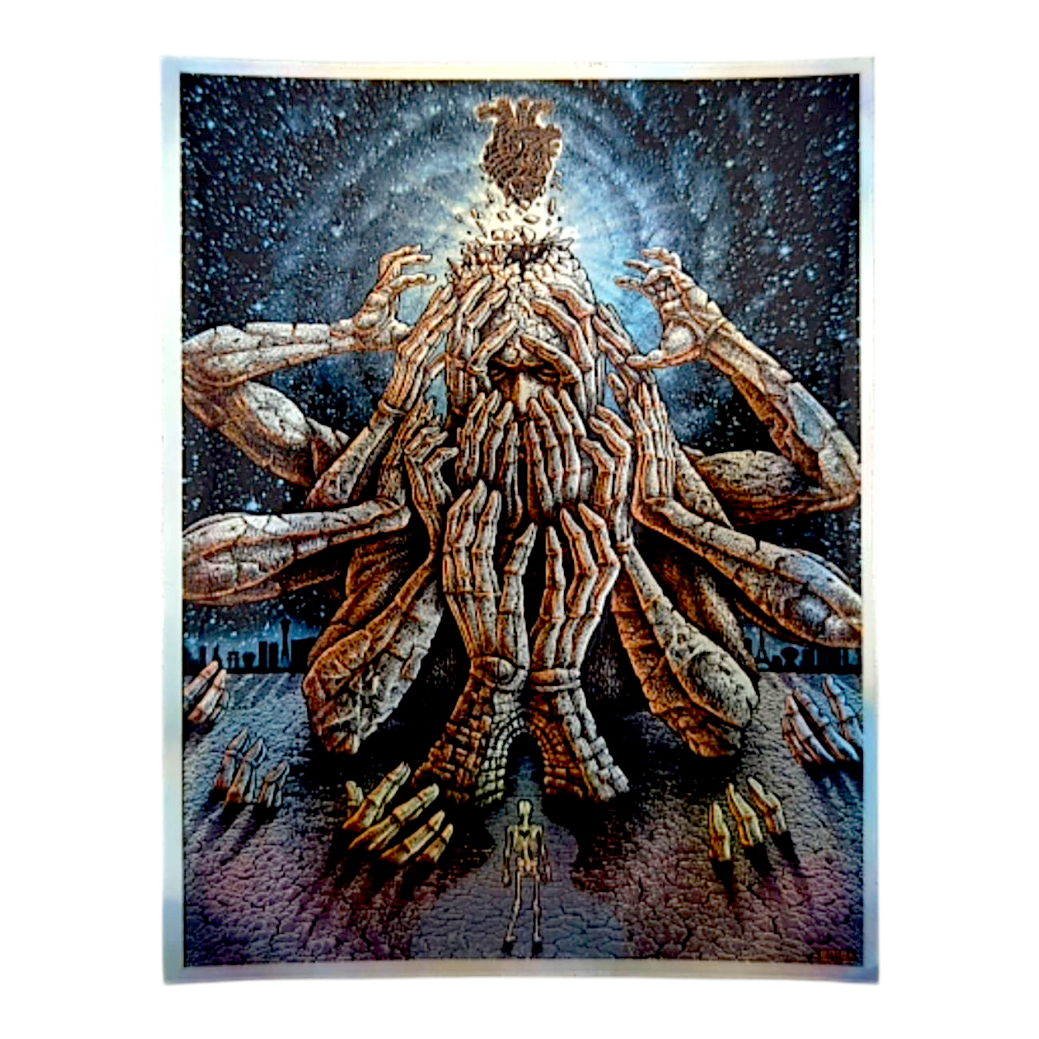 Emek Nine Inch Nails Las Vegas Holographic Sticker