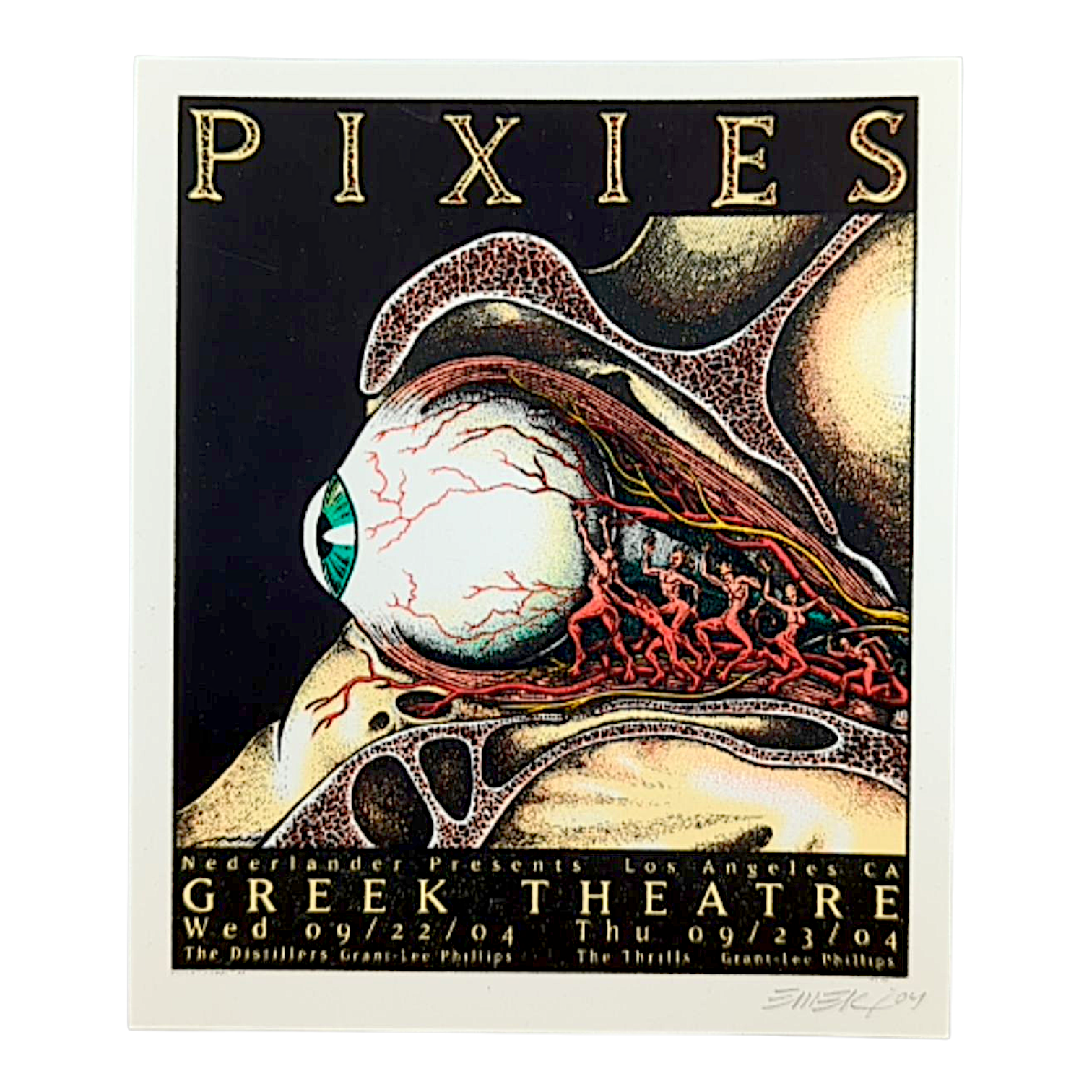 Emek Pixies, Los Angeles 2004 Mini Print