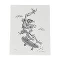 Emek "Skate or Die (White)" Print
