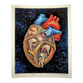 Emek “Space Heart” Mini Print