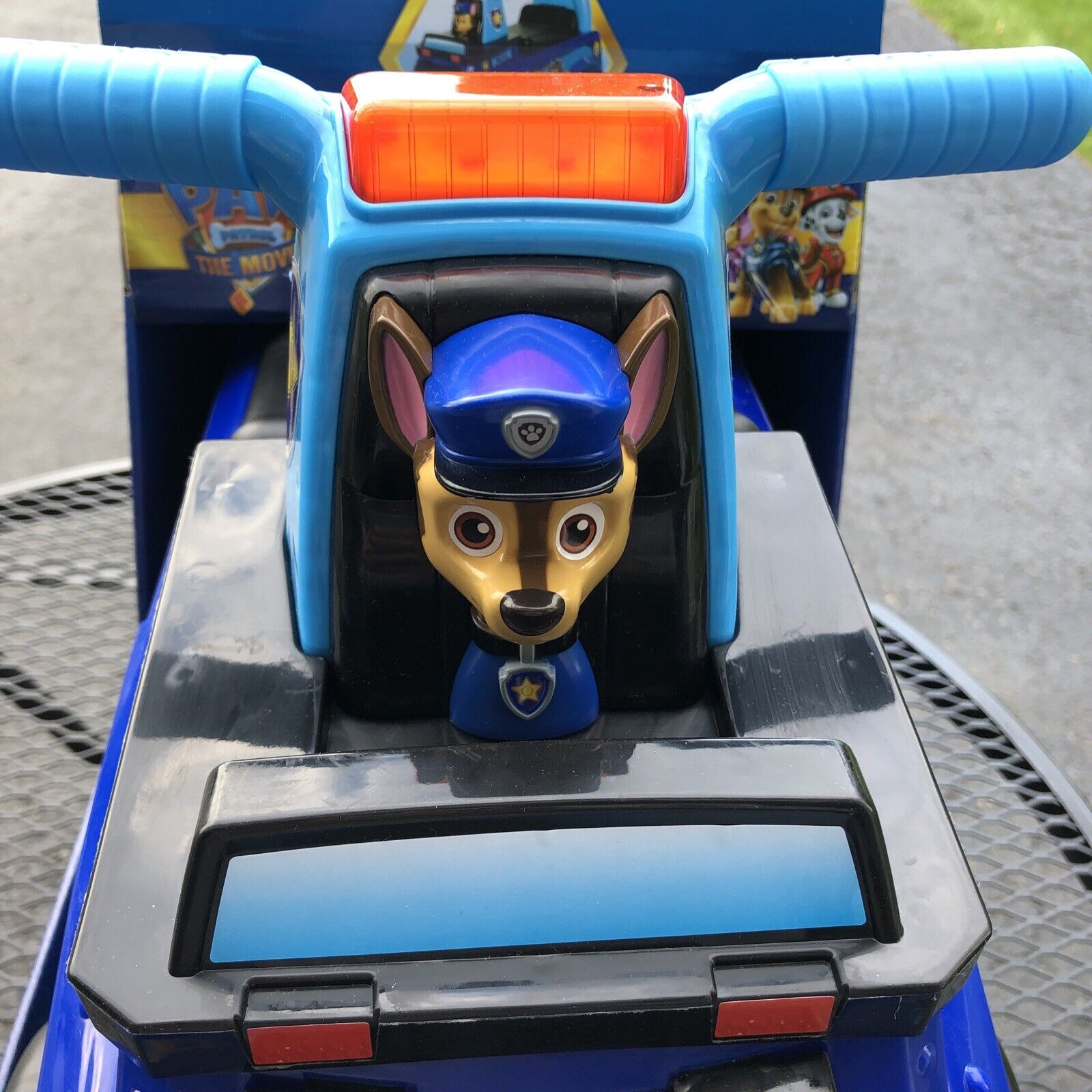 Experience the Excitement with Paw Patrol's Chase Police Truck Ride On Car - Featuring Realistic Sounds and Lights!