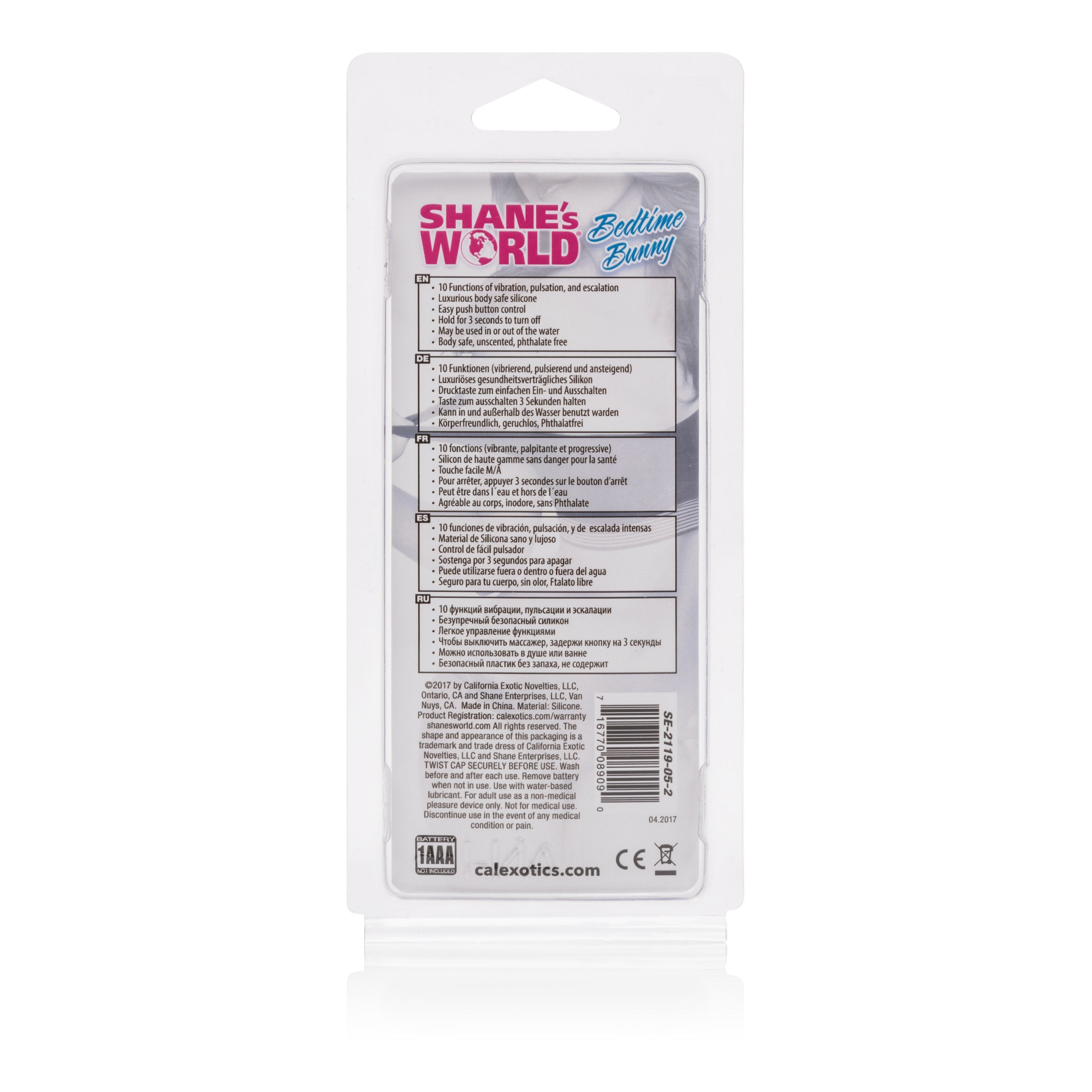 Shane's World Bedtime Bunny Personal Massager - Pink