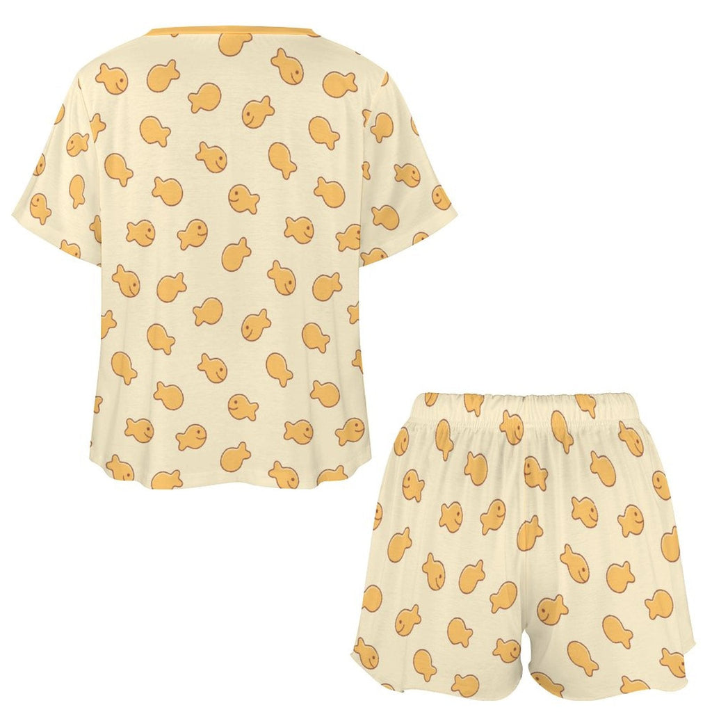 Fishie Crackers Pajama Set