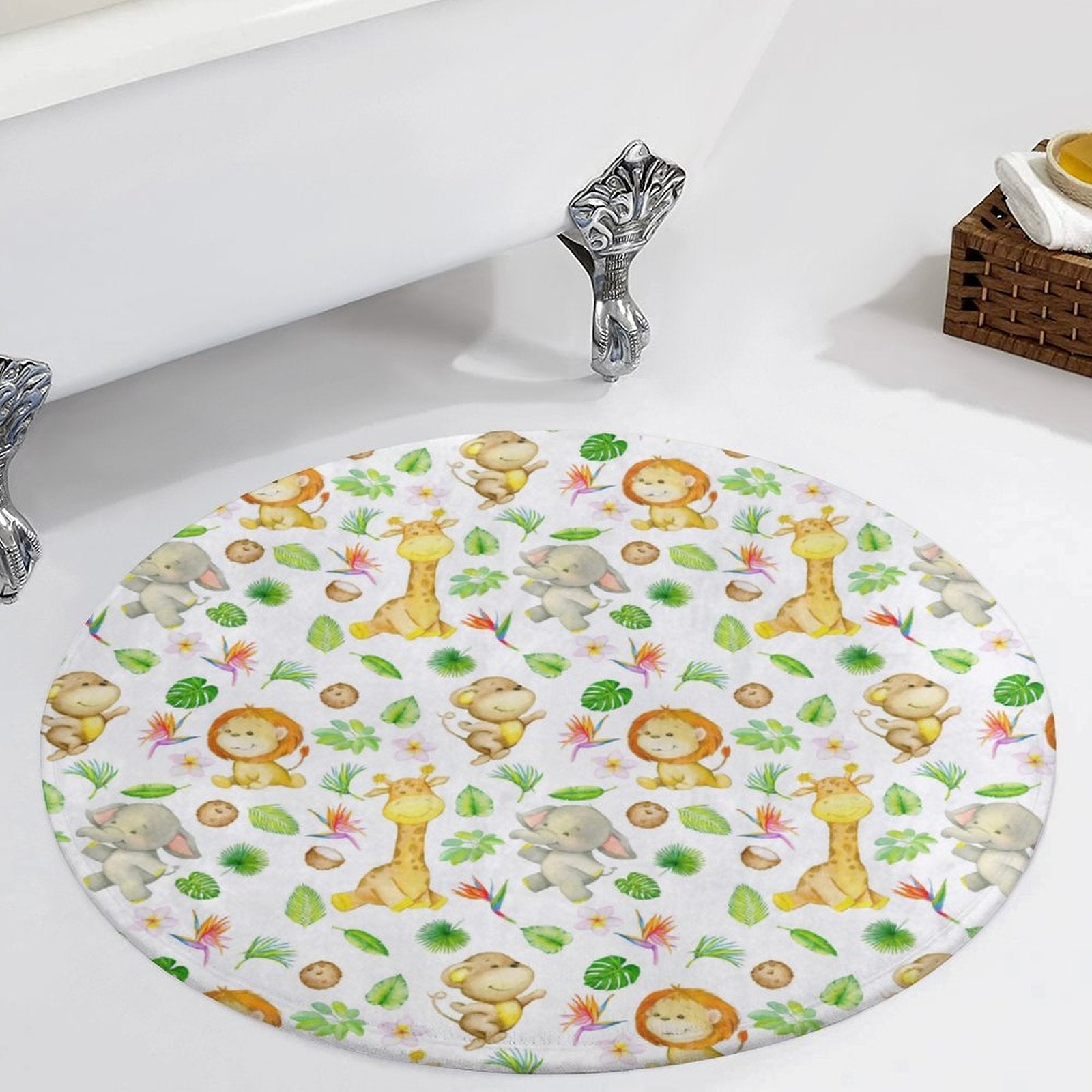 Cute Safari Velvet Soft Floor Mat