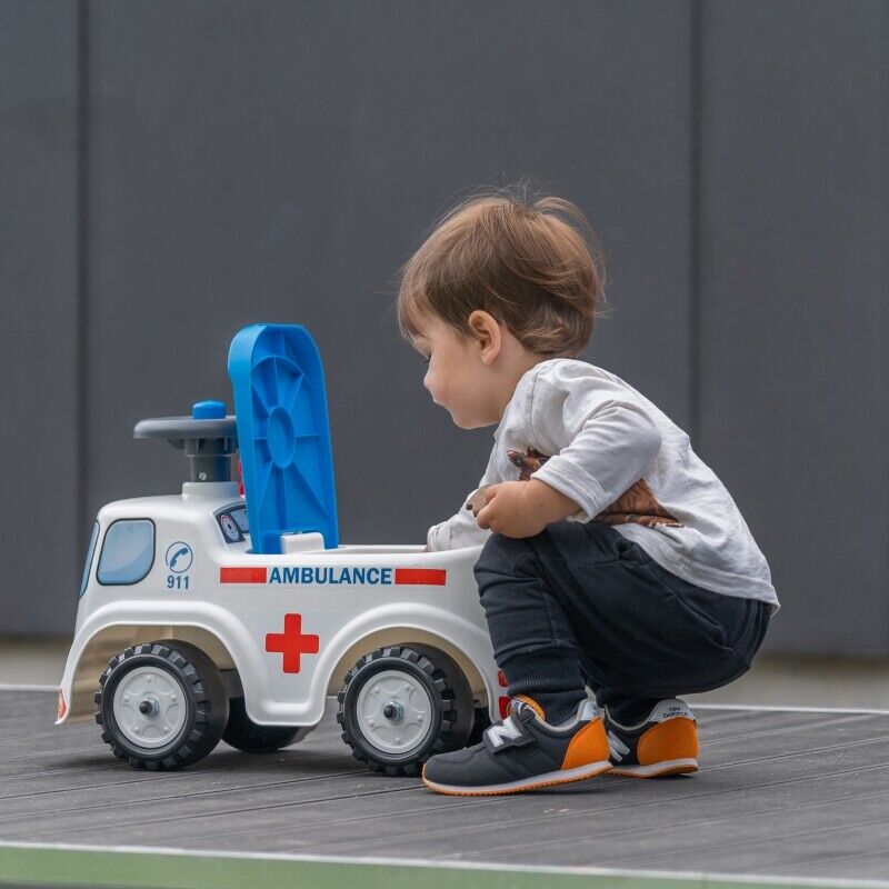 FALK Car Ambulance with Horn for 1 Year Olds