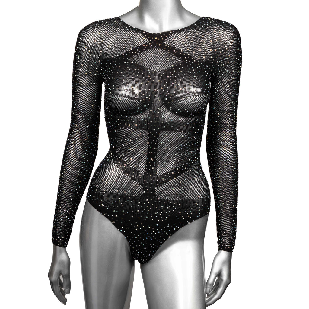 Radiance Long Sleeve Bodysuit - One Size - Black