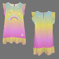 Rainbow Snuggle Ruffle Play Dress