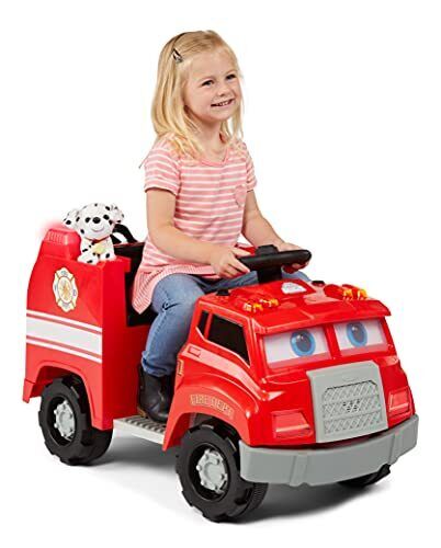 Fire Up Your Child's Imagination with the Real Rigs Toddler Fire Truck Ride On Toy - Perfect for Ages 1.5-4 Years!