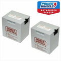 Fisher Price Genuine OEM 12V 2 Pack Battery for Power Wheels 00801-1460 GRAY