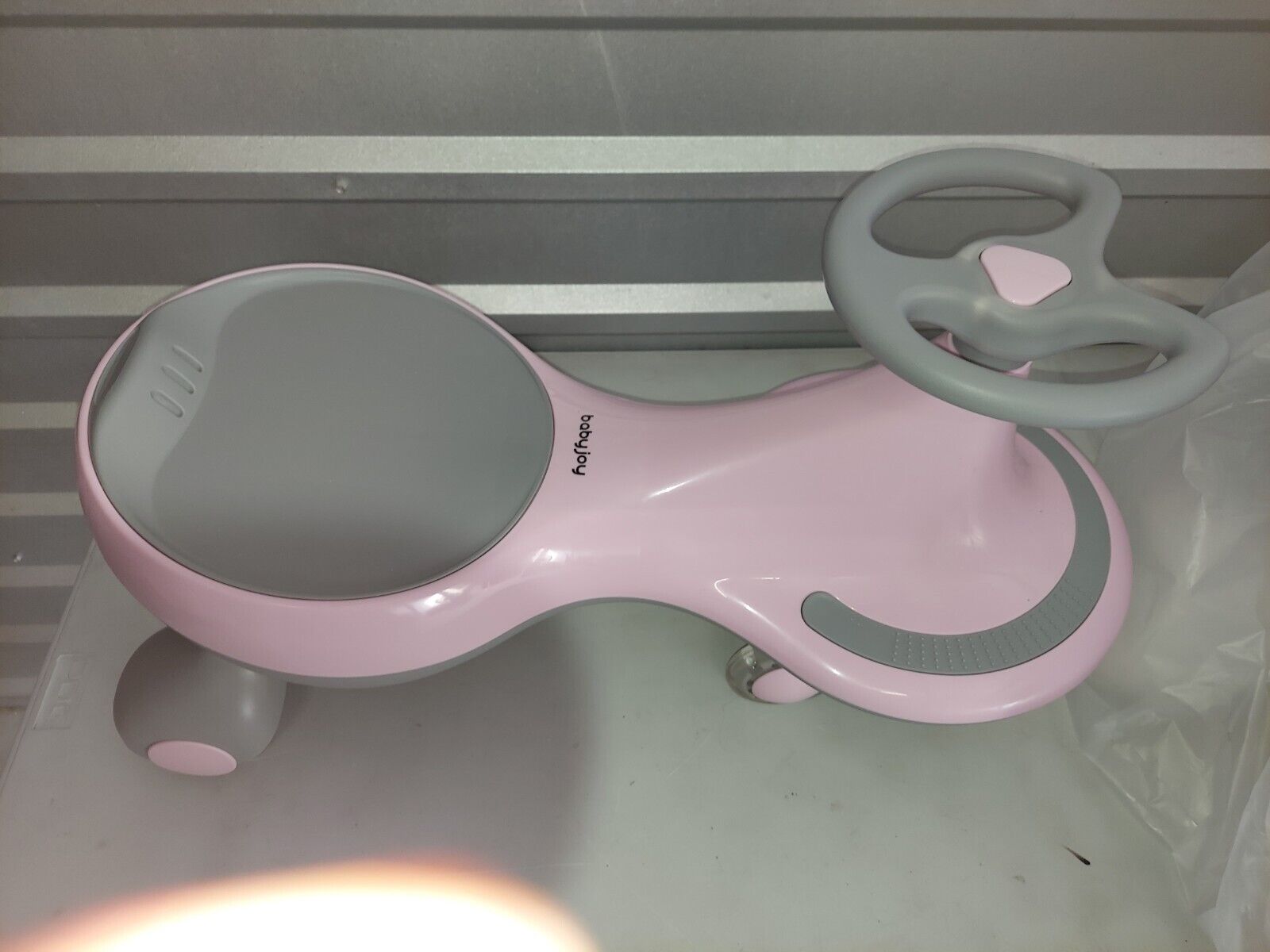 Flashing Pink Wiggle Car Ride-On Toy for Endless Fun
