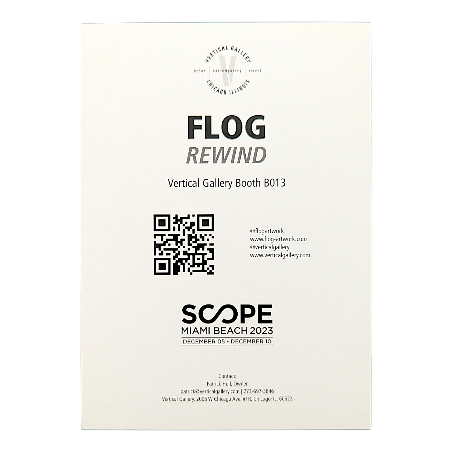 FLOG "Rewind" Handbill
