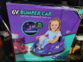 Flybar 6V Bumper Car: Battery-Powered Ride On with LED Lights for Endless Fun