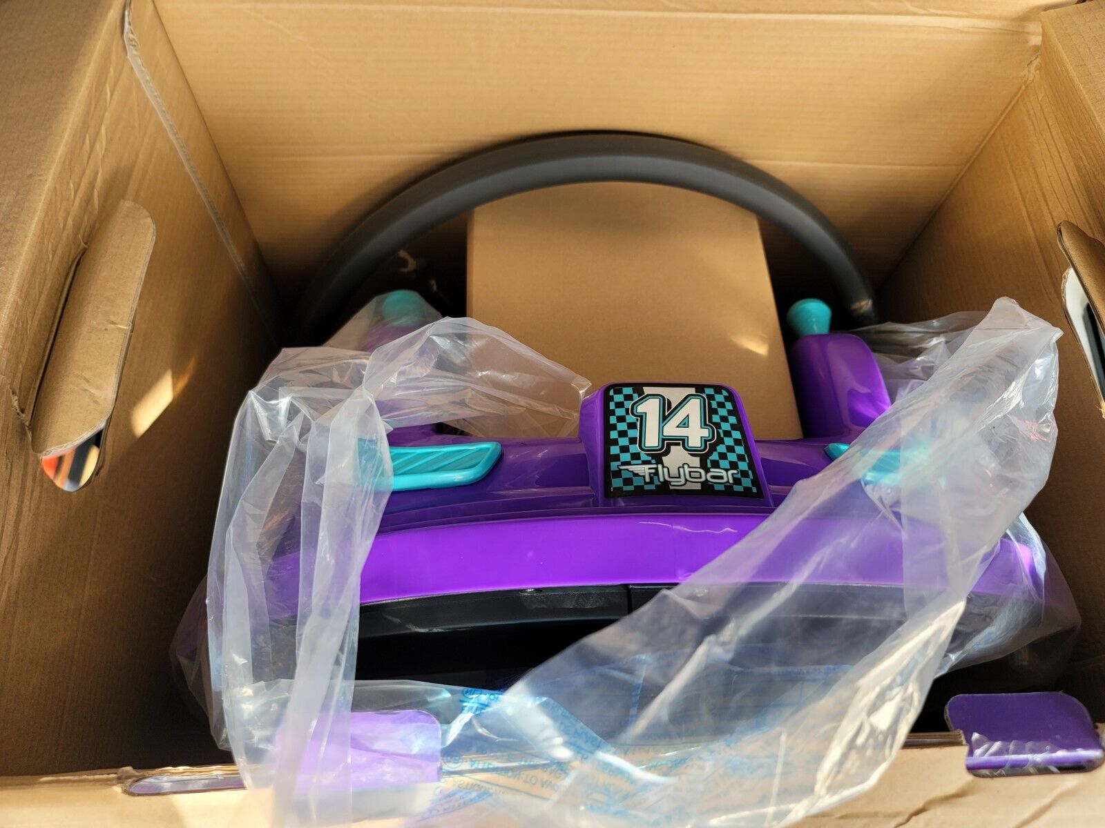 Flybar 6V Bumper Car: Battery-Powered Ride On with LED Lights for Endless Fun