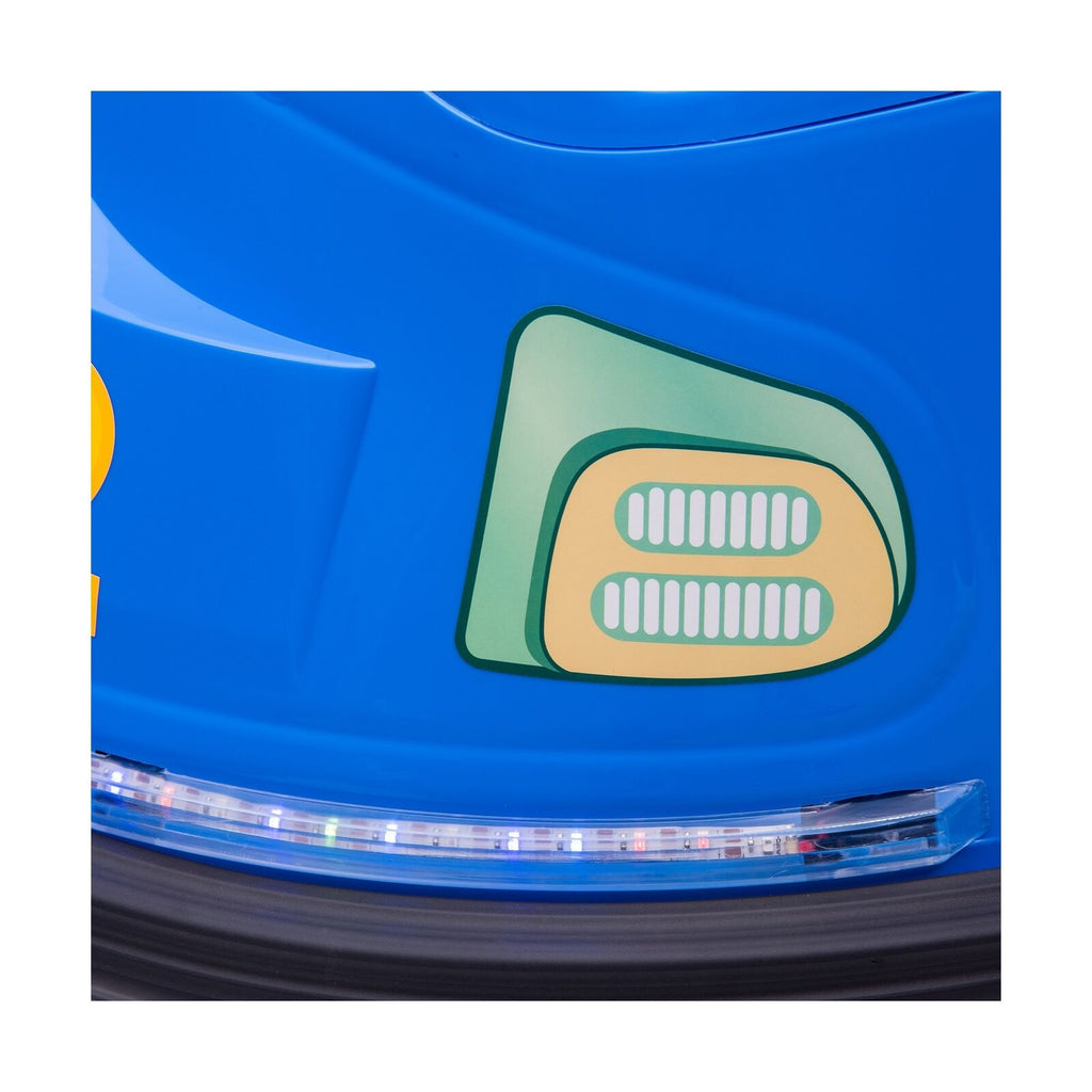 Fun and Safe 6V Kids Bumper Car Ride On Toy with Roller Caster Design