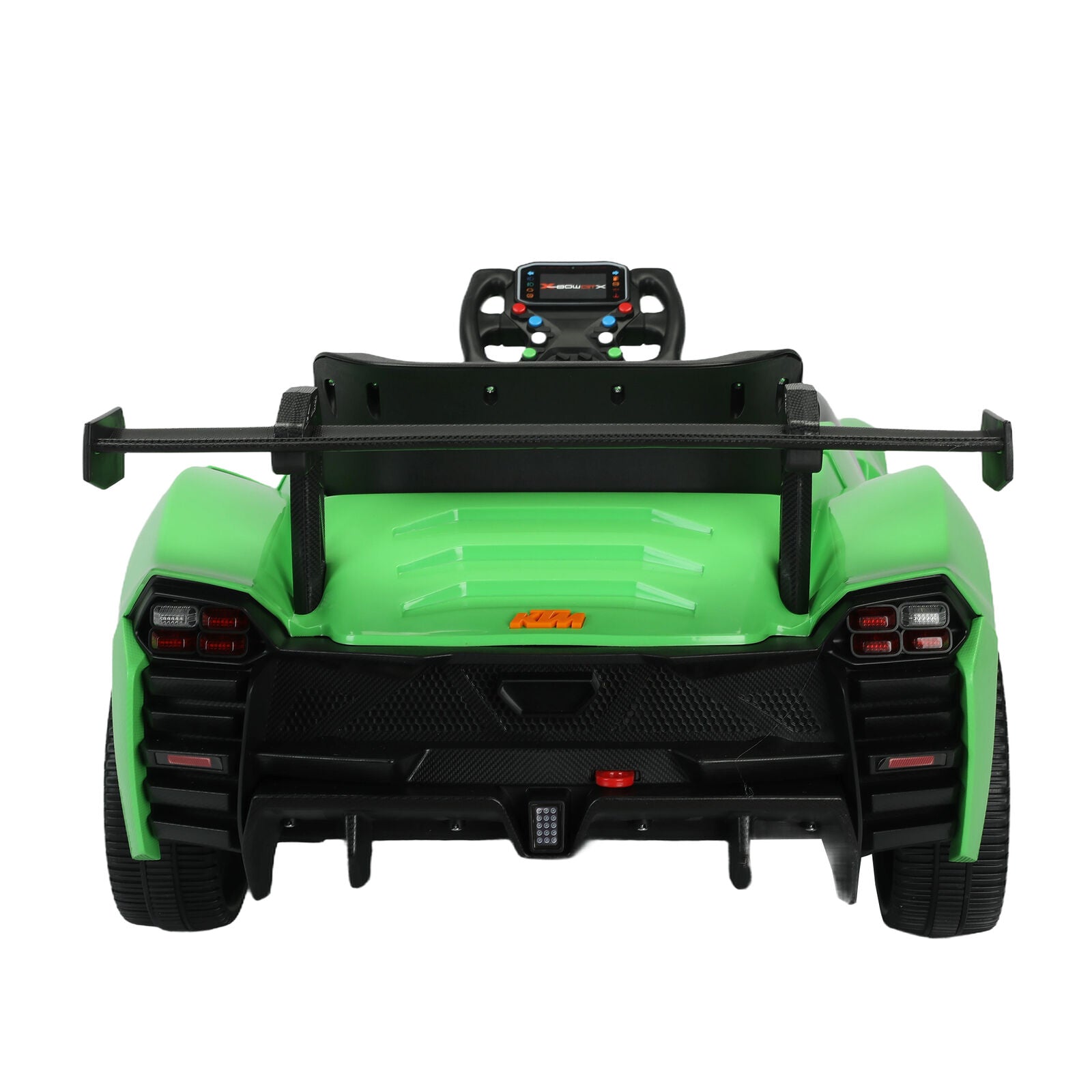 Green Electric Ride-On Car with Remote Control, MP3 Player, and 3 Speed Options for Kids