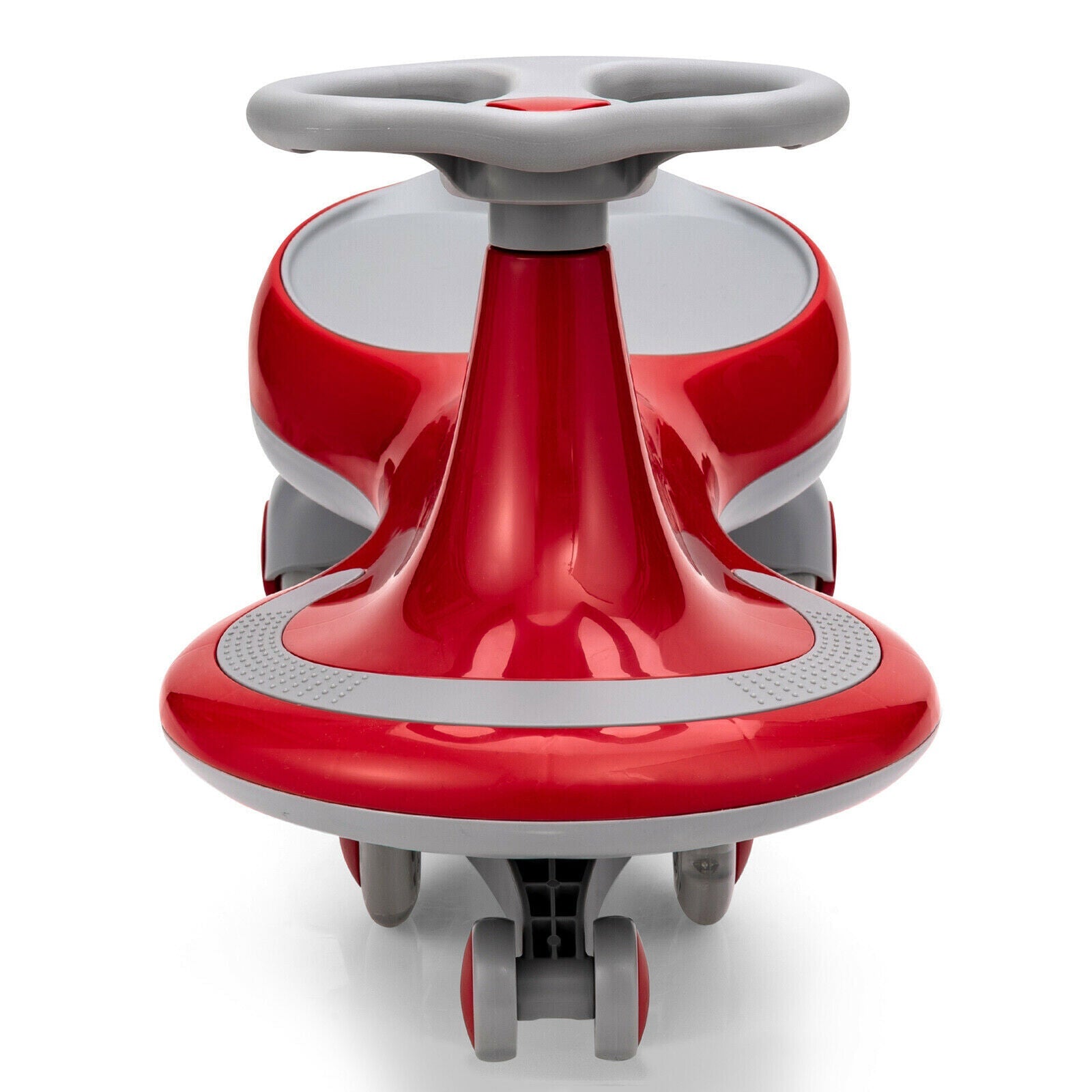 Gymax Kids' Red Wiggle Car with Flashing Wheels - Fun Ride-on Toy for Toddlers and Kids