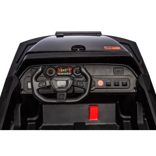 High-Powered Leather Seat Kids Ride-On Car with Four-Wheel Shock Absorbers - 24V7A 200W*2