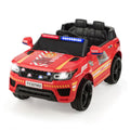 HoneyJoy 12V Kids Ride On Electric Truck with LED Lights in Red