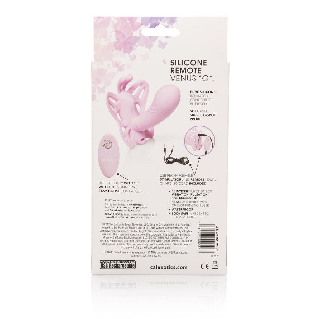 Venus Butterfly Silicone Remote Massager
